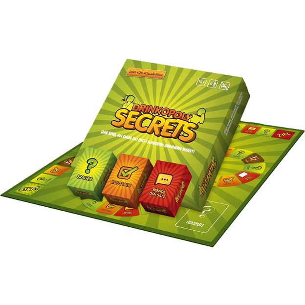 Drinkopoly Trinkspiel Secrets Geschenkidee Ch