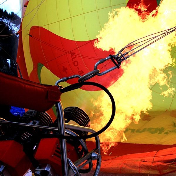 Ballonfahrt Im Heissluftballon