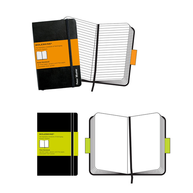 Personalisierbares Moleskine Notizbuch A5 Und A6