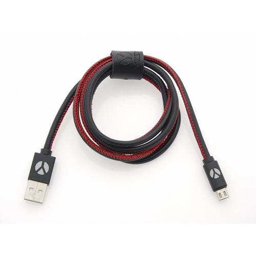 DCS USB Kabel 100cm Micro USB Black Leather