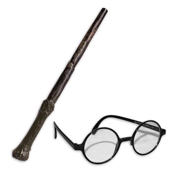 Harry Potter Set Zauberstab Brille Geschenkidee Ch