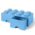 LEGO Aufbewahrungsbox Room Copenhagen mit Schubladen, hellblau