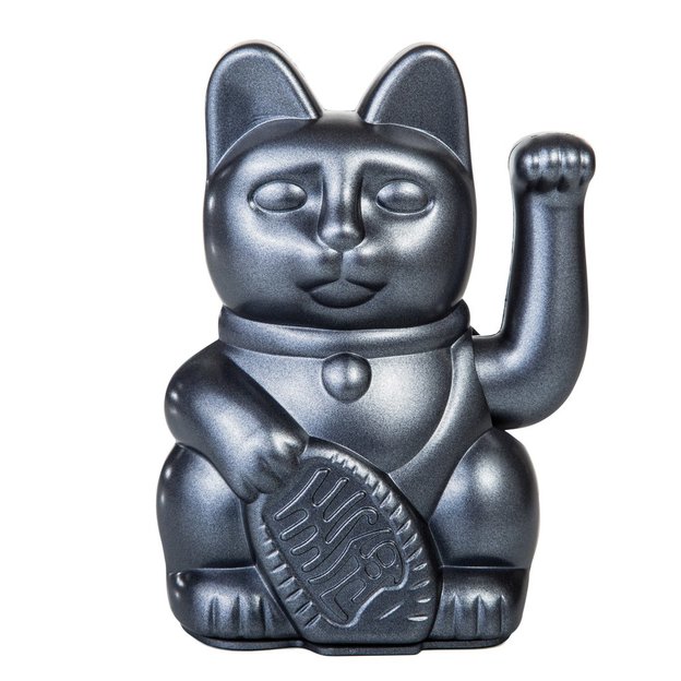 Chat Porte Bonheur Maneki Neko Lucky Cat 15 Cm Galaxie