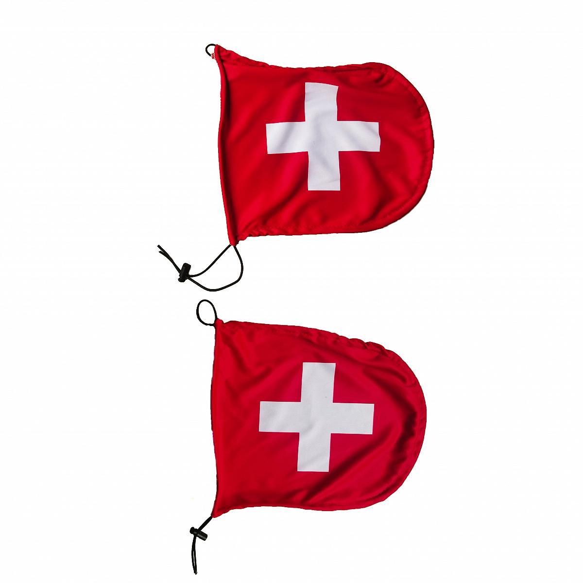 Ruckspiegel Flagge Schweiz 2er Set Geschenkidee Ch